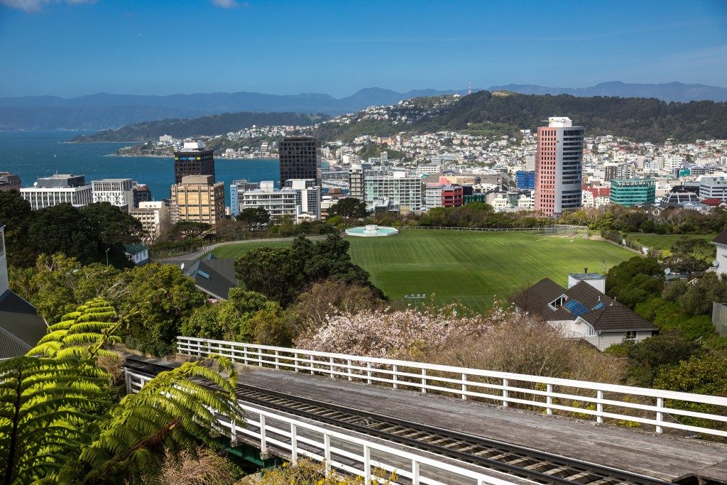 Panoramic view of Wellington, New Zealand