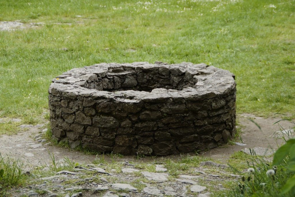 stone water well