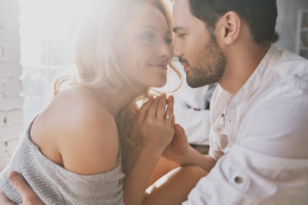 young couple in love