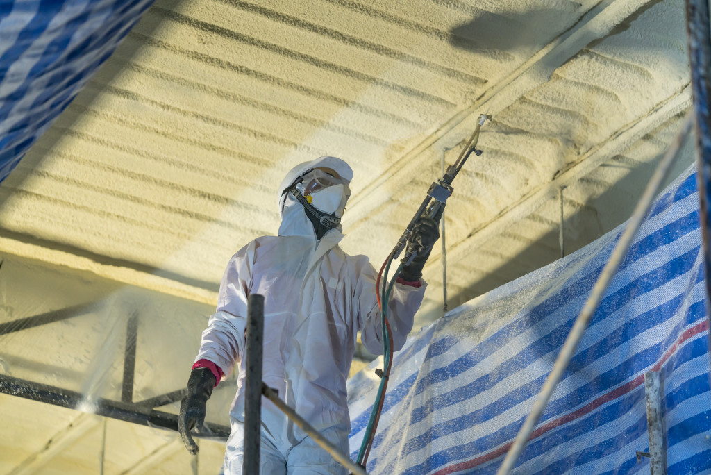 construction worker wearing PPE