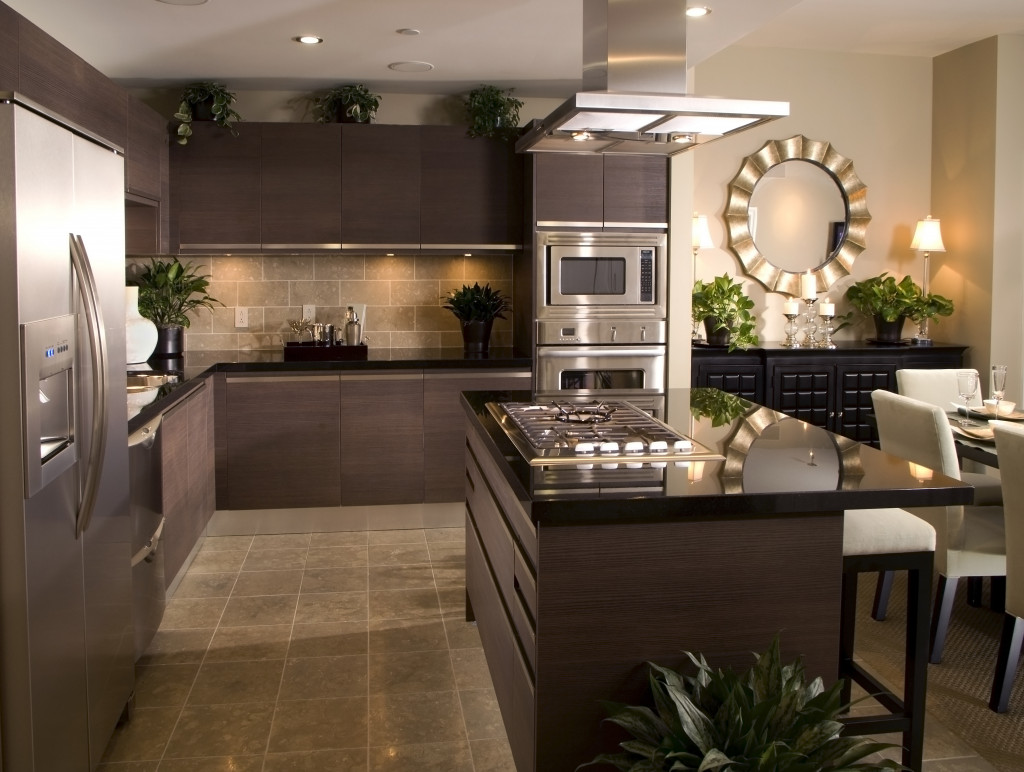 interior design of a modern and classy kitchen